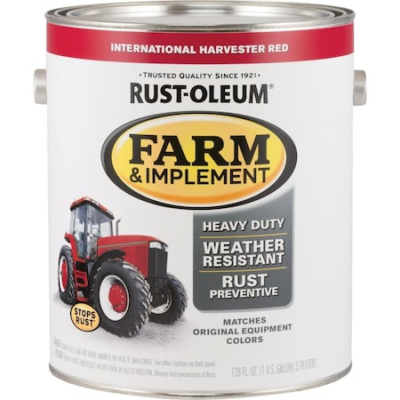 Rust-Oleum 1 Gallon International Harvester Red Gloss Farm & Implement Enamel 280167